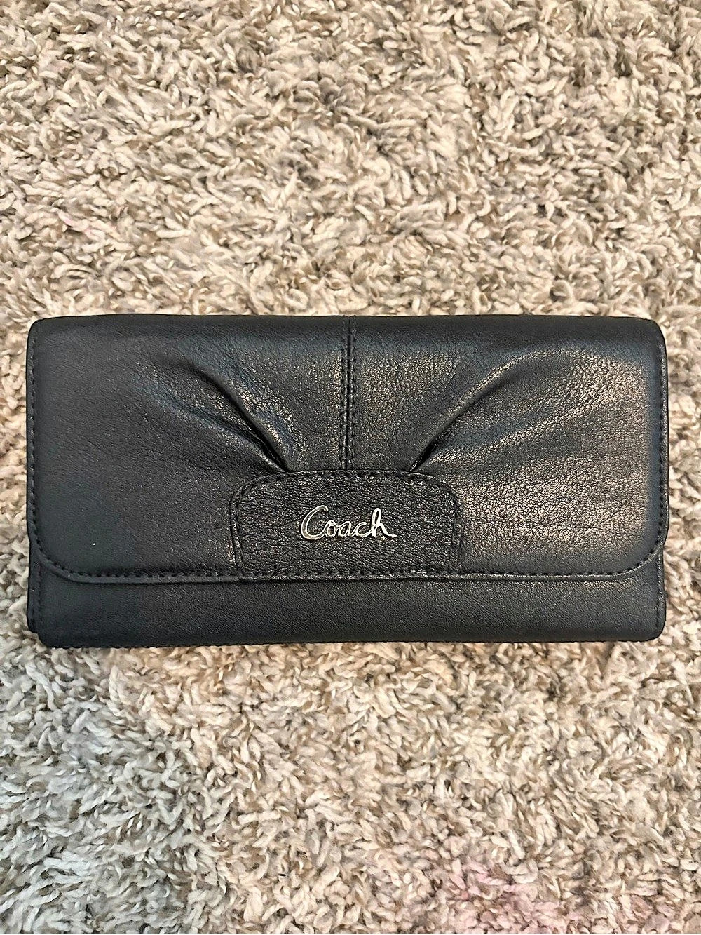 Coach Vintage Coach Soho Soft Leather Pleated Trifold Wallet Vintage Soho Soft